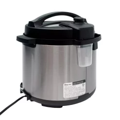 Cookers Magic Chef All-In-One 6 Qt. Stainless Steel Electric Multi-Cooker With Recipe Book -MegaChef Sales Shop stainless steel magic chef multi cookers mcsmc10s7 76 1000