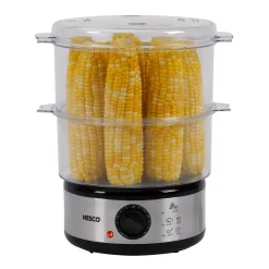 Cookers Nesco 5 Qt. Stainless Steel Food Steamer And Rice Cooker -MegaChef Sales Shop stainless steel nesco rice cookers st 25f c3 1000