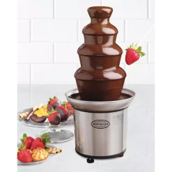 Dessert Makers Nostalgia 2 Lb. 3-Tier Chocolate Fondue Fountain