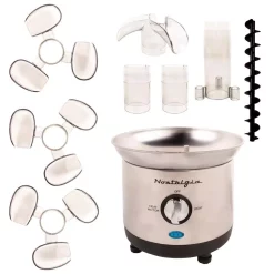 Dessert Makers Nostalgia 3-Tier Stainless Steel Cascading Fondue Fountain -MegaChef Sales Shop stainless steel nostalgia chocolate fountains cff1000 fa 1000