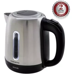 Electric Kettles Ovente 5-Cup Stainless Steel Electric Kettle, BPA-Free, Concealed Heating Element, Auto Shut Off & Boil-Dry Protection -MegaChef Sales Shop stainless steel ovente electric kettles ks22s 44 1000