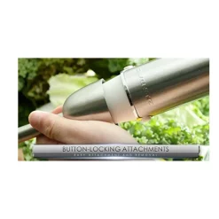 Blenders Ovente Multi-Purpose Immersion Hand Blender Set 500-Watts, Stainless Steel, 6-Speed Control, Includes Attachments -MegaChef Sales Shop stainless steel ovente immersion blenders hs685w 1f 1000