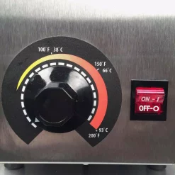 Food Warmers Paragon Pro-Style 6 L Ladle Pump Warmer With 2 Crocks -MegaChef Sales Shop stainless steel paragon buffet servers 2029e 1f 1000