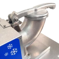 Dessert Makers Paragon Port-A-Blast 8000 Oz. Stainless Steel Snow Cone Machine Cart -MegaChef Sales Shop stainless steel paragon snow cone machines 6133510 44 1000