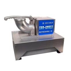 Dessert Makers Paragon Port-A-Blast 8000 Oz. Stainless Steel Snow Cone Machine Cart -MegaChef Sales Shop stainless steel paragon snow cone machines 6133510 fa 1000