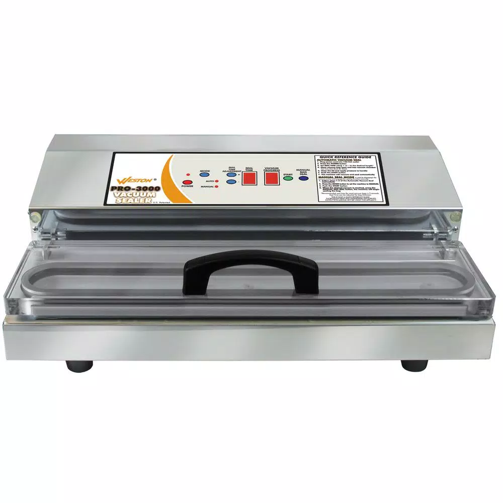 Food Processing Weston Pro-3000 Stainless Steel Food Vacuum Sealer 4 Food Processing Weston Pro-3000 Stainless Steel Food Vacuum Sealer - Image 4