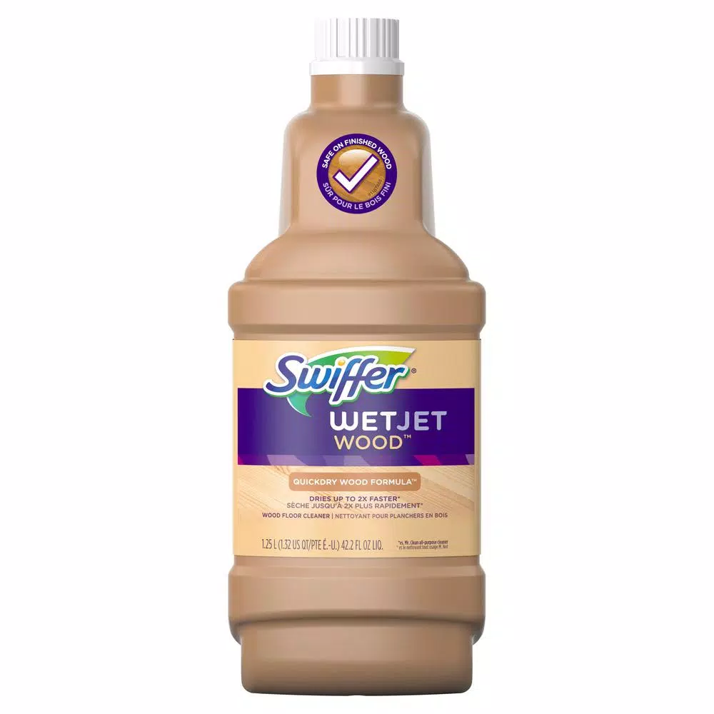 Floor Cleaning Products Swiffer WetJet 42 Oz. Wood Floor Cleaner Refill 1 Floor Cleaning Products Swiffer WetJet 42 Oz. Wood Floor Cleaner Refill
