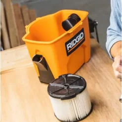 Vacuum Parts RIDGID 1-Layer Standard Pleated Paper Filter For 3 To 4.5 Gal. RIDGID Wet/Dry Shop Vacuums -MegaChef Sales Shop vacuum parts vf3400 1f 1000