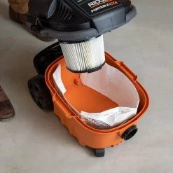 Vacuum Parts RIDGID 1-Layer Standard Pleated Paper Filter For 3 To 4.5 Gal. RIDGID Wet/Dry Shop Vacuums -MegaChef Sales Shop vacuum parts vf3400 4f 1000