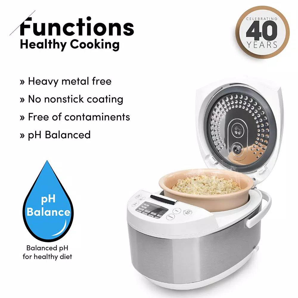 Cookers AROMA 3 Qt. White Electric Multicooker 4 Cookers AROMA 3 Qt. White Electric Multicooker - Image 4