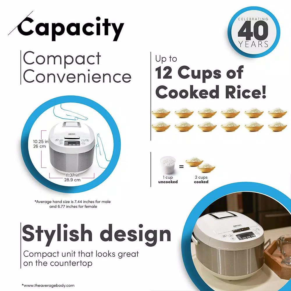 Cookers AROMA 3 Qt. White Electric Multicooker 5 Cookers AROMA 3 Qt. White Electric Multicooker - Image 5