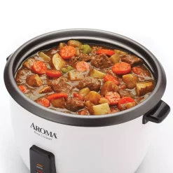 Cookers AROMA 32-Cup White Rice Cooker -MegaChef Sales Shop white aroma rice cookers arc 7216ng 1f 1000