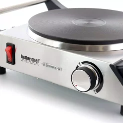 Food Warmers Better Chef Portable Single Burner Stainless Steel 8 In. Solid Element Electric Hot Plate -MegaChef Sales Shop white better chef hot plates 985102730m 4f 1000