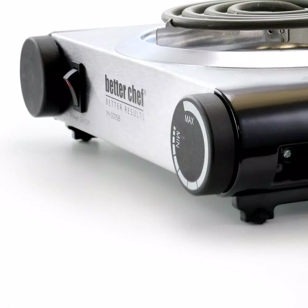 Food Warmers Better Chef Single Burner Stainless Steel 9 In. Electric Buffet Range Hot Plate 2 Food Warmers Better Chef Single Burner Stainless Steel 9 In. Electric Buffet Range Hot Plate - Image 2