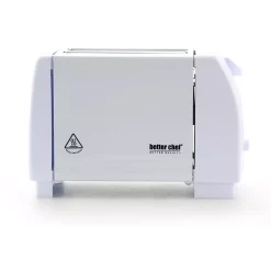 Toasters Better Chef 2-Slice White Wide Slot Toaster -MegaChef Sales Shop white better chef pop up toasters 98580182m 44 1000