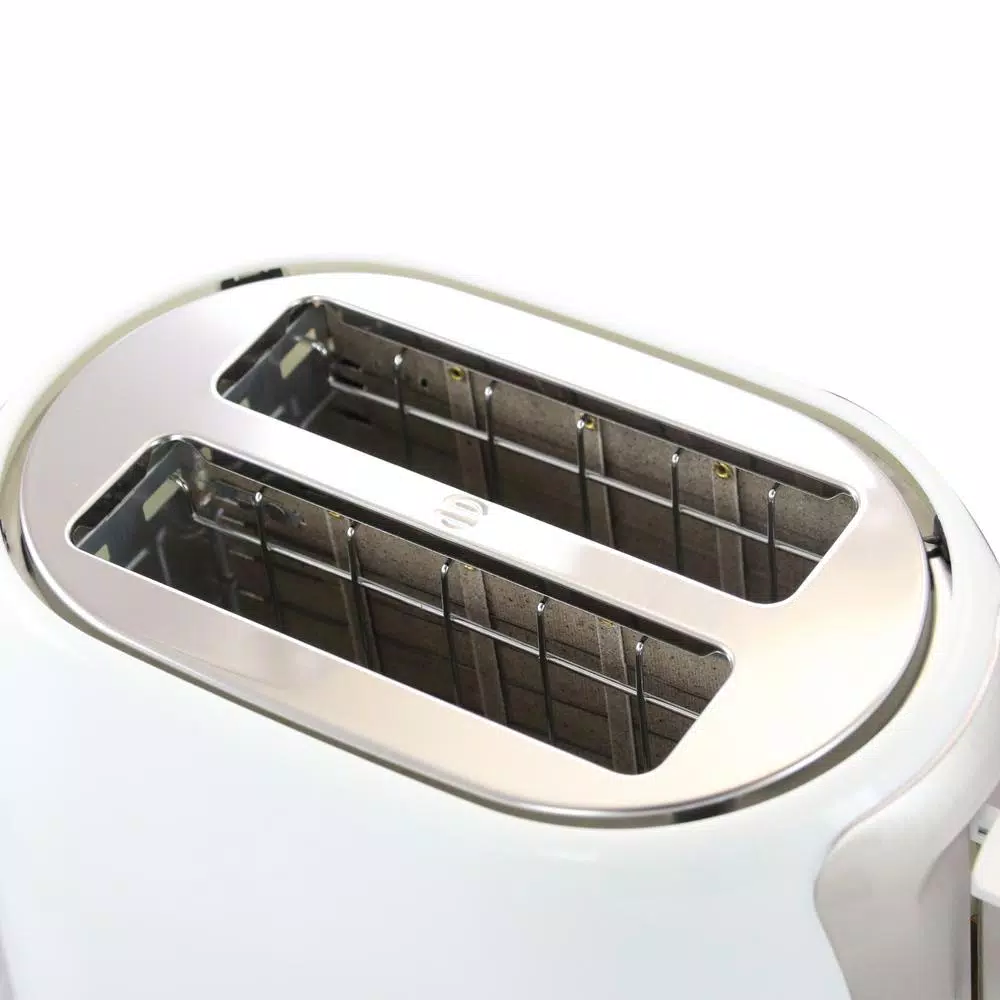 Toasters Better Chef 2-Slice White Wide Slot Toaster With Cool-Touch Exterior 3 Toasters Better Chef 2-Slice White Wide Slot Toaster With Cool-Touch Exterior - Image 3
