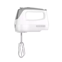 Mixers BLACK+DECKER 5-Speed White Hand Mixer -MegaChef Sales Shop white black decker hand mixers mx1500w 66 1000