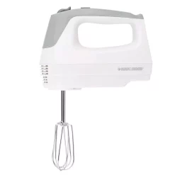 Mixers BLACK+DECKER 5-Speed White Hand Mixer -MegaChef Sales Shop white black decker hand mixers mx1500w a0 1000