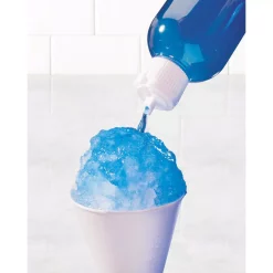 Dessert Makers Nostalgia 8 Oz. Blue And White Countertop Snow Cone Machine -MegaChef Sales Shop white blue nostalgia snow cone machines ism1000 fa 1000