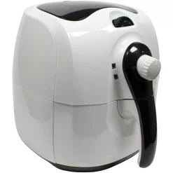 Air Fryers Brentwood 3.7 Qt. White Air Fryer With Timer And Temperature Control -MegaChef Sales Shop white brentwood air fryers af 350w 44 1000