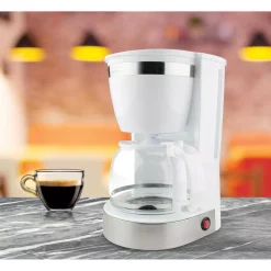 Coffee Makers Brentwood Appliances 10-Cup White Coffee Maker -MegaChef Sales Shop white brentwood appliances drip coffee makers ts 215w 31 1000