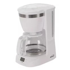 Coffee Makers Brentwood Appliances 10-Cup White Digital Coffee Maker