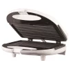 Electric Skillets & Indoor Grills Brentwood Appliances White Nonstick Panini Press And Sandwich Maker