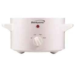 Cookers Brentwood Appliances 1.5 Qt. White Slow Cooker 12 Cookers Brentwood Appliances 1.5 Qt. White Slow Cooker -MegaChef Sales Shop white brentwood appliances slow cookers sc 115w 1f 1000