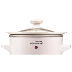Cookers Brentwood Appliances 1.5 Qt. White Slow Cooker 11 Cookers Brentwood Appliances 1.5 Qt. White Slow Cooker -MegaChef Sales Shop white brentwood appliances slow cookers sc 115w 4f 1000
