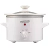 Cookers Brentwood Appliances 1.5 Qt. White Slow Cooker