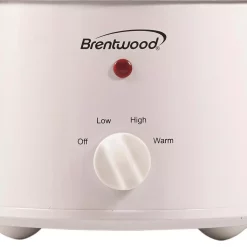 Cookers Brentwood Appliances 1.5 Qt. White Slow Cooker 10 Cookers Brentwood Appliances 1.5 Qt. White Slow Cooker -MegaChef Sales Shop white brentwood appliances slow cookers sc 115w c3 1000
