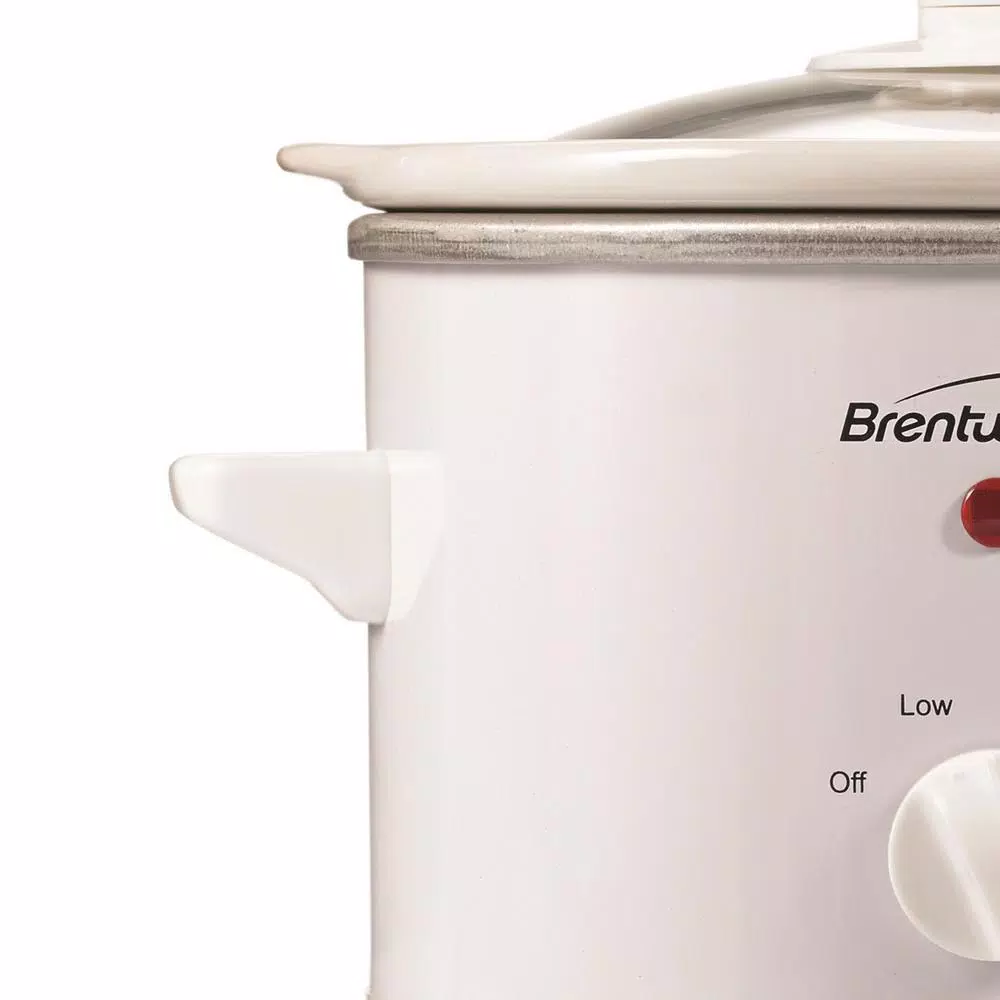 Cookers Brentwood Appliances 1.5 Qt. White Slow Cooker 2 Cookers Brentwood Appliances 1.5 Qt. White Slow Cooker - Image 2