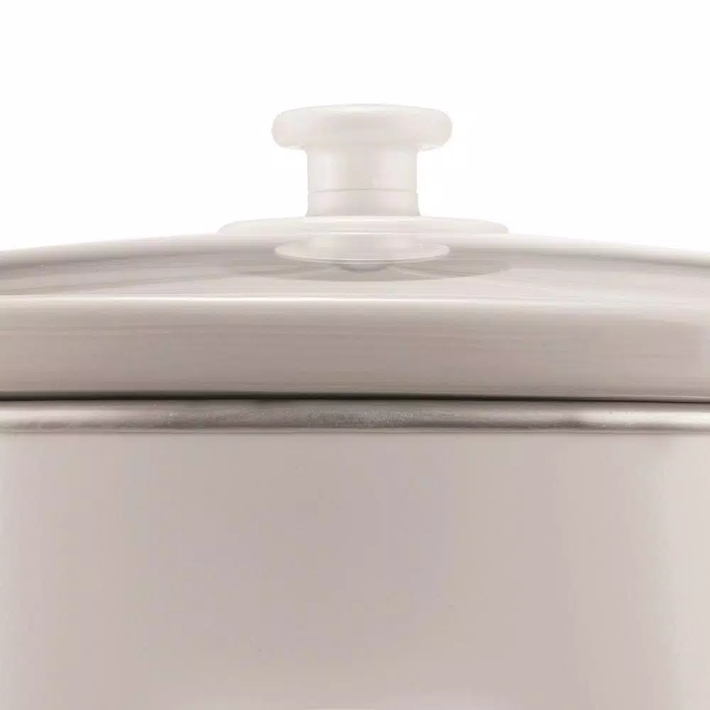 Cookers Brentwood Appliances 8 Qt. White Slow Cooker 5 Cookers Brentwood Appliances 8 Qt. White Slow Cooker - Image 5