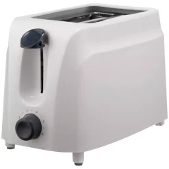 Toasters Brentwood 2-Slice White Toaster With Cool-Touch Exterior