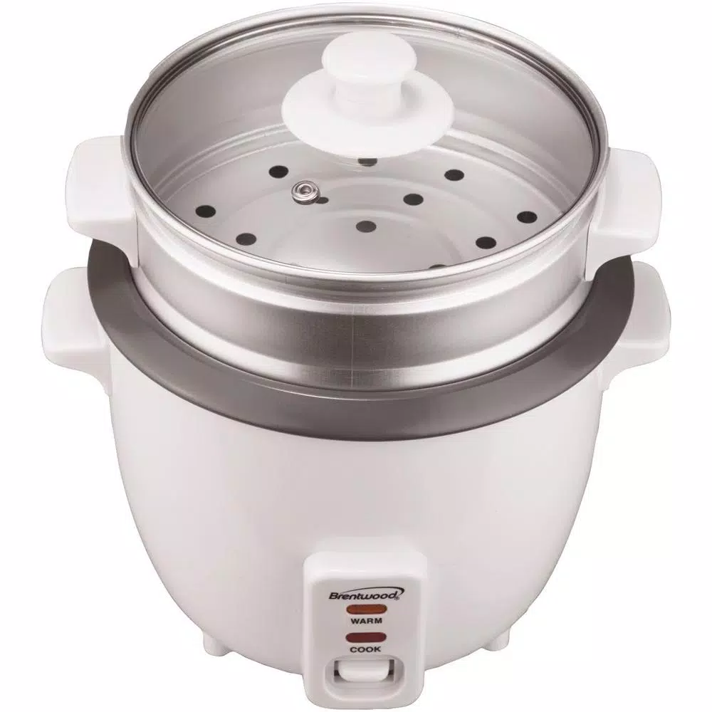 Cookers Brentwood 8-Cup White Rice Cooker 6 Cookers Brentwood 8-Cup White Rice Cooker - Image 6
