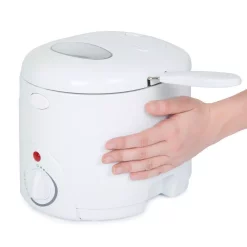 Deep Fryers Classic Cuisine Cool-Touch Deep Fryer 9 Deep Fryers Classic Cuisine Cool-Touch Deep Fryer -MegaChef Sales Shop white classic cuisine deep fryers m031001 1f 1000