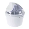 Dessert Makers Classic Cuisine 1 Qt. White Ice Cream Maker And Frozen Yogurt Machine With Recipe Booklet