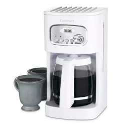 Coffee Makers Cuisinart 12-Cup White Drip Coffee Maker With Carafe -MegaChef Sales Shop white cuisinart coffee makers dcc 1100p1 76 1000