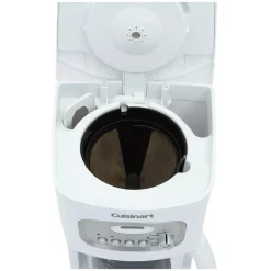 Coffee Makers Cuisinart 12-Cup White Drip Coffee Maker With Carafe -MegaChef Sales Shop white cuisinart coffee makers dcc 1100p1 fa 1000