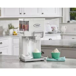 Dessert Makers Cuisinart Mix-It-In 1.5 Qt. White Soft Serve Ice Cream Maker -MegaChef Sales Shop white cuisinart ice cream makers ice 45p1 31 1000