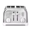 Toasters Cuisinart Classic Series 4-Slice White Wide Slot Toaster With Crumb Tray