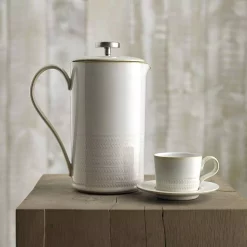 Coffee Makers Denby Natural Canvas Textured French Press 7 Coffee Makers Denby Natural Canvas Textured French Press -MegaChef Sales Shop white denby french presses cnv 095 31 1000