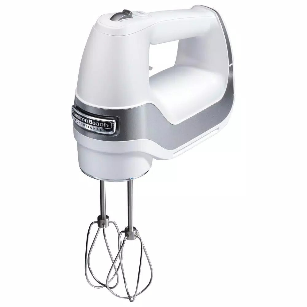 Mixers Hamilton Beach Professional 5-Speed White Hand MIxer 1 Mixers Hamilton Beach Professional 5-Speed White Hand MIxer