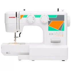 Sewing Machines Janome MOD-15 Easy-to-Use Sewing Machine With Top Drop-In Bobbin System -MegaChef Sales Shop white janome sewing machines 00150812 4f 1000