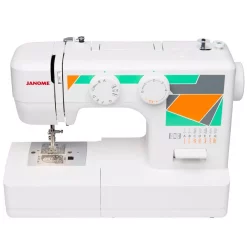 Sewing Machines Janome MOD-15 Easy-to-Use Sewing Machine With Top Drop-In Bobbin System -MegaChef Sales Shop white janome sewing machines 00150812 a0 1000