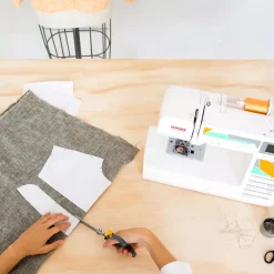 Sewing Machines Janome MOD-50 Computerized Sewing Machine With 50-Stitches -MegaChef Sales Shop white janome sewing machines 00181050dc a0 1000