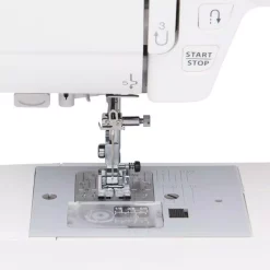 Sewing Machines Janome MOD-100Q Quilting And Sewing Machine With Bonus Quilting Accessories -MegaChef Sales Shop white janome sewing machines 00181100dcq 4f 1000