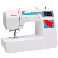 Sewing Machines Janome MOD-100Q Quilting And Sewing Machine With Bonus Quilting Accessories -MegaChef Sales Shop white janome sewing machines 00181100dcq e1 1000