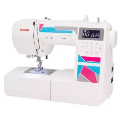 Sewing Machines Janome MOD-200 Computerized Sewing Machine With 200-Stitches And Memory -MegaChef Sales Shop white janome sewing machines 00181200dc 40 1000