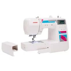 Sewing Machines Janome MOD-200 Computerized Sewing Machine With 200-Stitches And Memory -MegaChef Sales Shop white janome sewing machines 00181200dc 77 1000